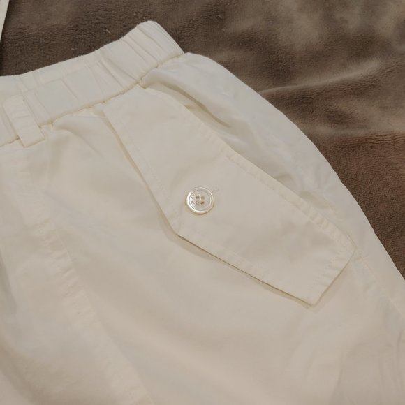 Hilfiger H Label Vintage White Silk Blend Harlem Pants Size 10 - Picture 5 of 16